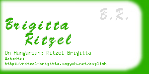 brigitta ritzel business card